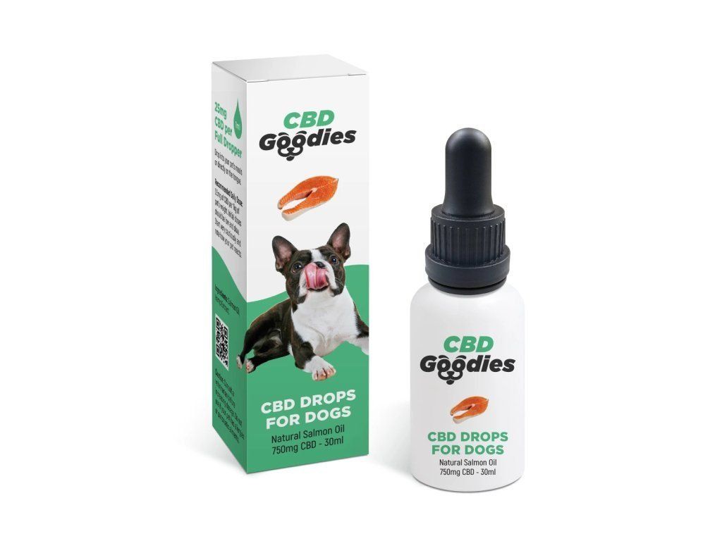 CBD kapky pro psy s lososem 750 mg - CBD olej na zklidnění od Green Pharmaceutics